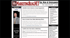 Desktop Screenshot of marketingblog.net